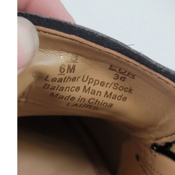 SAM EDELMAN LAURS PLATFORM LOAFERS IN BLACK PATENT LEATHER, SZ 6 - Picture 9 of 16